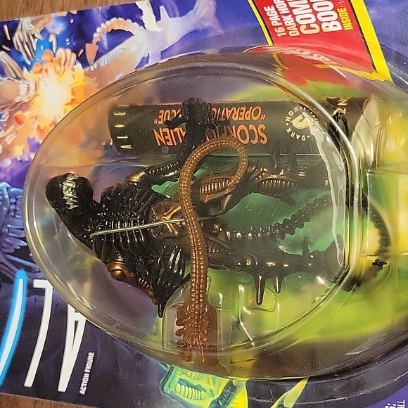 Kenner Aliens Scorpion Alien 1992 - Picture 2 of 9